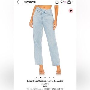 Criss Cross Upsized Jean in Suburbia